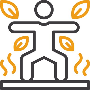 yemek pişirme simgesi - taslak biçimi