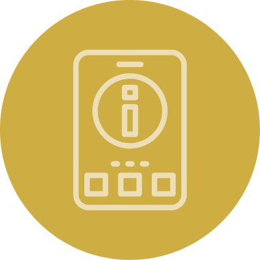 cep telefonu ikonu vektör illüstrasyonu