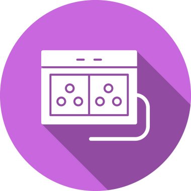 Fırın. Web simgesi basit illüstrasyon