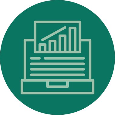 İş simgesinin vektör illüstrasyonu