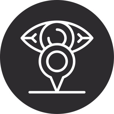 Modern bir simgenin vektör illüstrasyonu