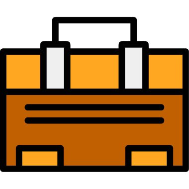 Çanta. Web simgesi basit tasarım