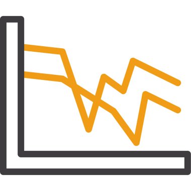 Grafik grafik vektör simgesi