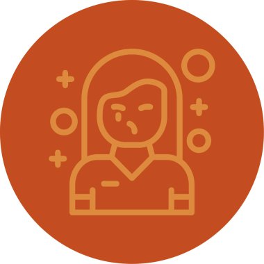 İnsan simgesinin vektör illüstrasyonu