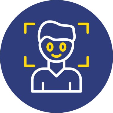 Modern simgenin vektör illüstrasyonu