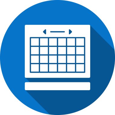 vektör Takvimi Simgesi illüstrasyonu