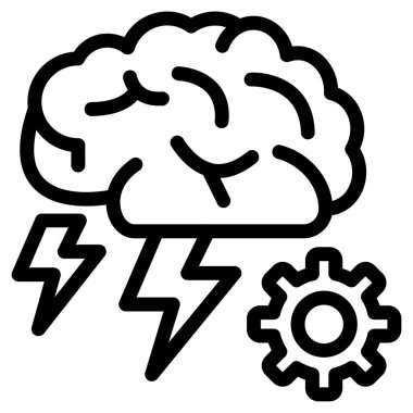 Fırtına beyni güç simgesi, özet biçimi