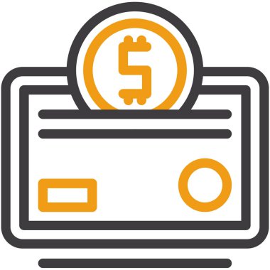 Bankacılık para simgesi - taslak biçimi