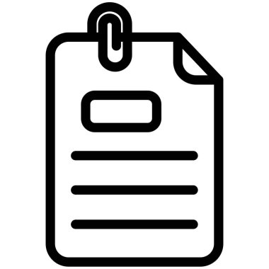 belge simgesi. Web simgesi