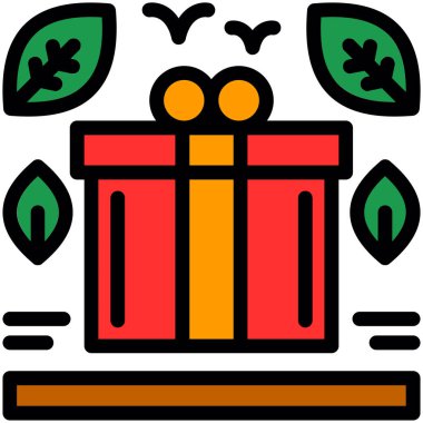 Hediye kutusu simgesi dosya özeti biçiminde