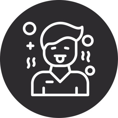 Müşteri hizmetleri satır vektörü simgesi