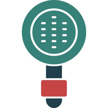 mikrofon simgesi vektör illüstrasyonu