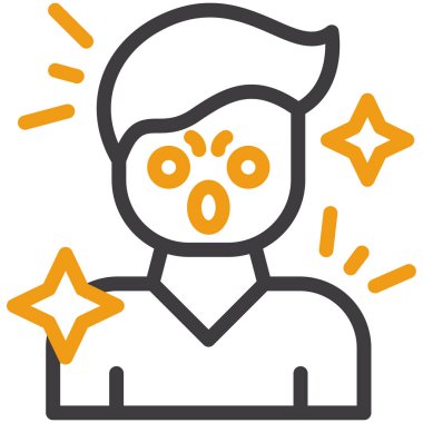 İnsan Avatar. Basit illüstrasyon