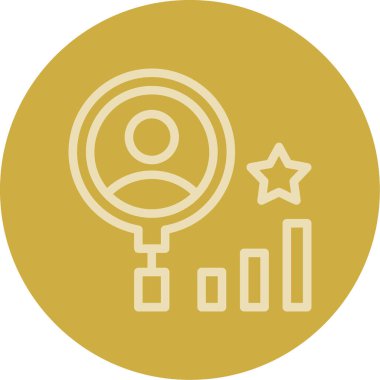 Modern simgenin vektör illüstrasyonu