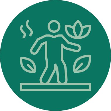 Eşsiz Denge Vektörü Kabartma Simgesi