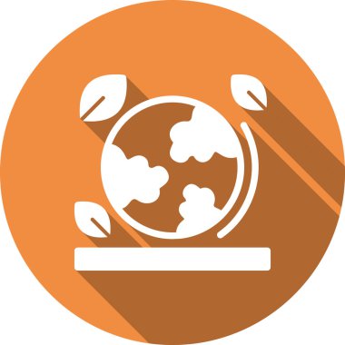 Dünya simgesinin vektör illüstrasyonu