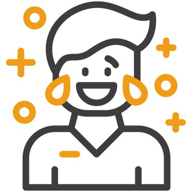 Müşteri hizmeti simgesi, vektör illüstrasyonu