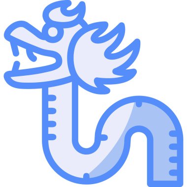 hayvan hayvan ejderhası simgesi ana hatlarıyla