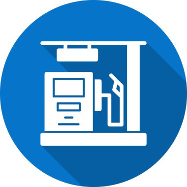 vektör benzin istasyonu simgesi