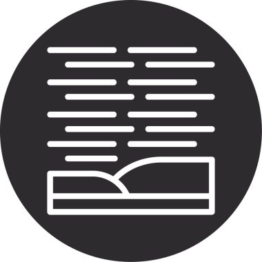 kitap simgesi vektör illüstrasyonu