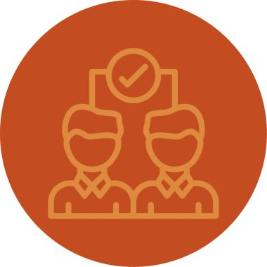 İnsan simgesinin vektör illüstrasyonu