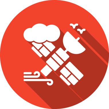 Bulut hesaplama simgesi vektör illüstrasyonu