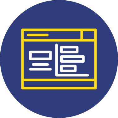 Seo simgesinin vektör illüstrasyonu