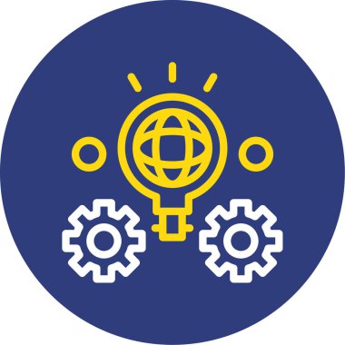 Modern simgenin vektör illüstrasyonu