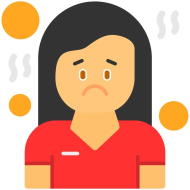 Avatar kadın yüz simgesi avatar tarzında