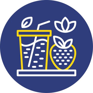 Meyve. Web simgesi basit illüstrasyon