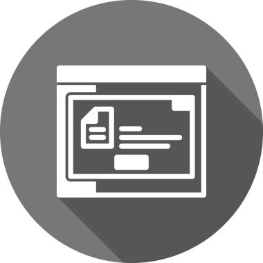 seo modern simgesinin vektör illüstrasyonu