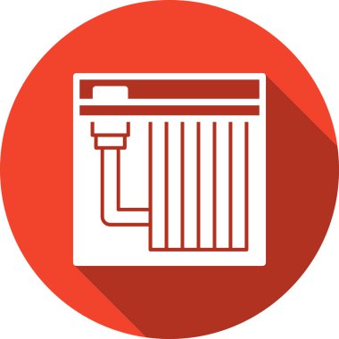 Su filtresi simgesi. vektör illüstrasyonu