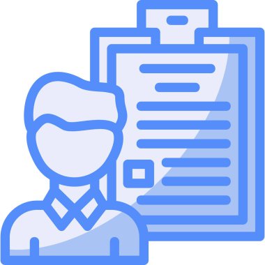 Belge. Web simgesi basit illüstrasyon