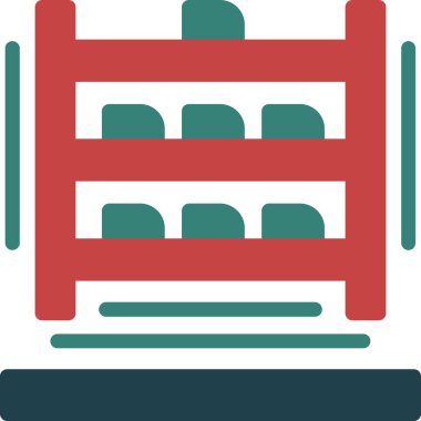 Mobilya. Web simgesi basit illüstrasyon