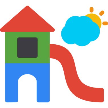 oyun alanı oyun alanı vektör simgesi