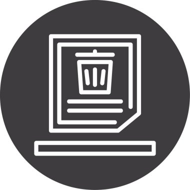 vektör çöp kutusu simgesi