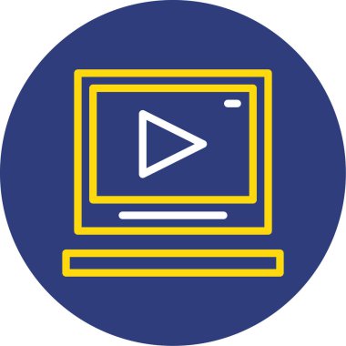 vektör dizüstü simgesi illüstrasyonu