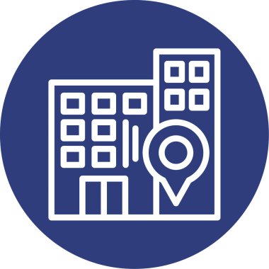 Harita işaretleyici vektör simgesi