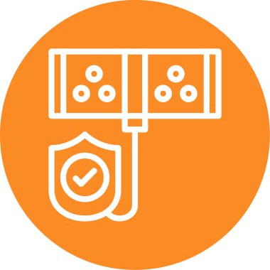 Modern b 'nin vektör illüstrasyonu eksik simgesi