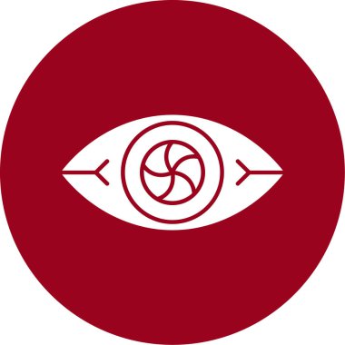 Göz simgesi vektör illüstrasyonu