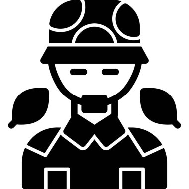 Ordu miğfer vektör simgesi. biçim iki renkli düz semboldür, yoğun yuvarlak siyah renkler, yuvarlak açılar, beyaz arkaplan