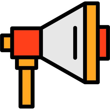 hoparlör vektör illüstrasyonu