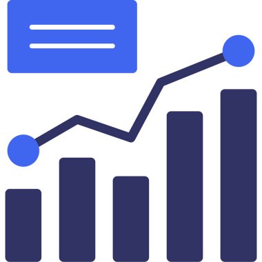 grafik ikonu vektör illüstrasyonu