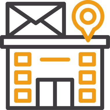 konum haritası pin simgesi - taslak biçimi