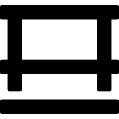 Masa. Web simgesi basit illüstrasyon