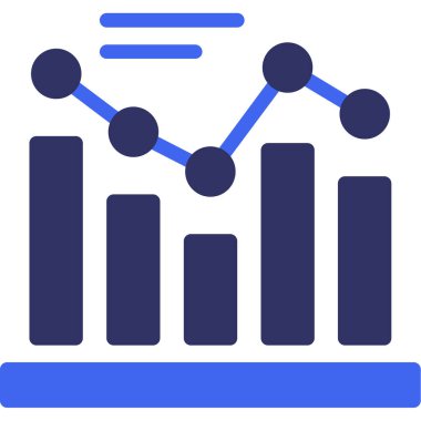 bar çizelgesi vektör simgesi