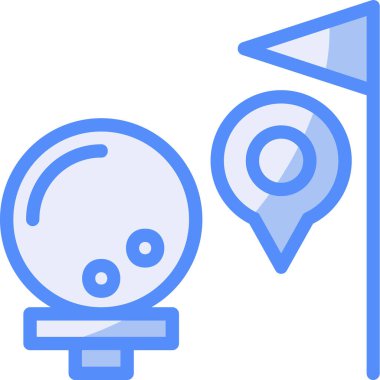 konum haritası konumu simgesi - taslak biçimi