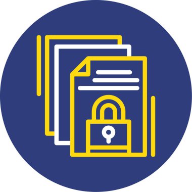 Vektör belgesi Simge illüstrasyonu