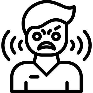 işitme simgesi, vektör illüstrasyonu