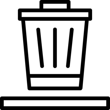 Çöp. Web simgesi basit tasarım